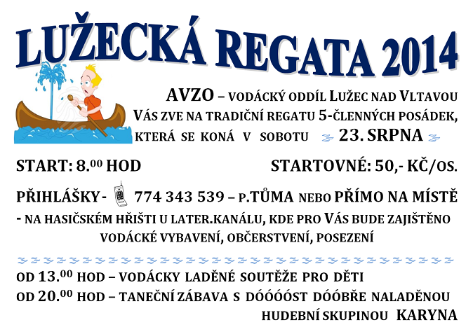 Leták - regata 2014